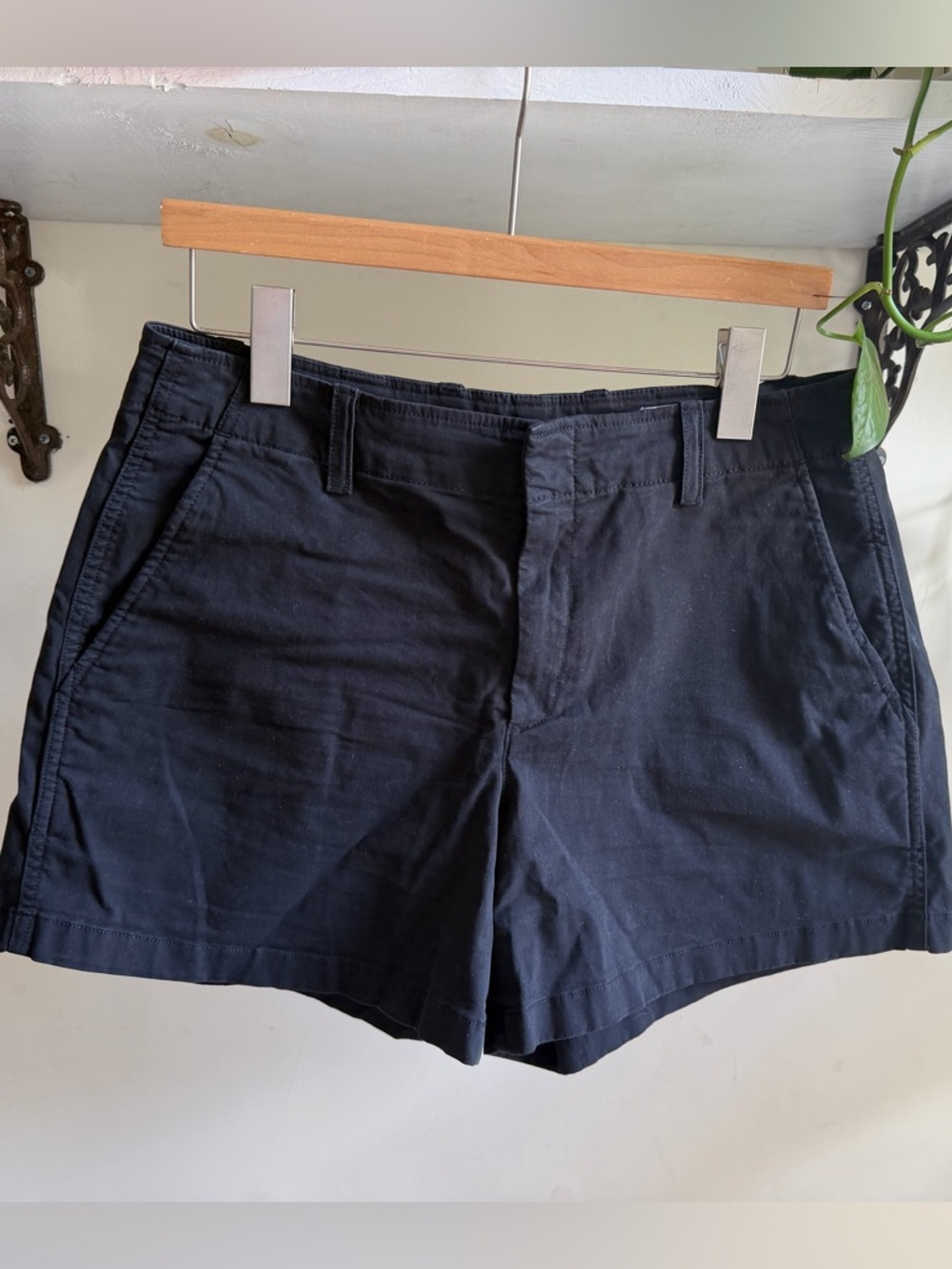 Women’s Navy Casual Cotton Shorts